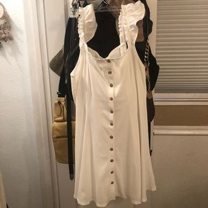 White button dress